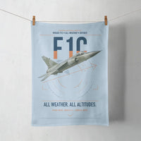 Thumbnail for Dassault Mirage F1C design on light blue towel