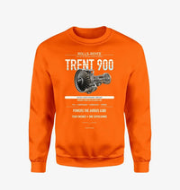 Thumbnail for TRENT 900 design on orange sweatshirt