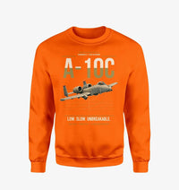 Thumbnail for A-10C Thunderbolt II design on orange sweatshirt