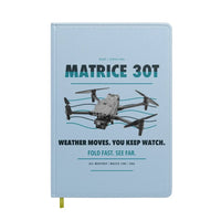 Thumbnail for DJI Matrice 30T design on light blue notebook