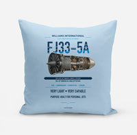 Thumbnail for FJ33-5A design on light blue pillow