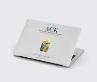 Thumbnail for Nantucket Memorial Airport (ACK) design on light gray MacBook case