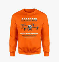 Thumbnail for DJI Agras T50 design on orange sweatshirt