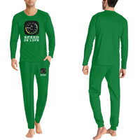 Thumbnail for Speed Is Life men pajamas - Green