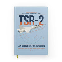 Thumbnail for BAC TSR-2 design on light blue notebook