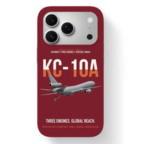 Thumbnail for KC-10A EXTENDER design on dark red magsafe iphone case, for iPhone 17 Pro