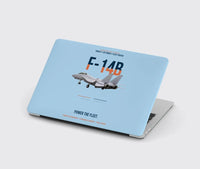 Thumbnail for F-14B Tomcat Power The Fleet design on light blue MacBook case