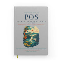 Thumbnail for Piarco International Airport (POS) design on light gray notebook