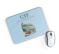 Thumbnail for Great Falls International Airport (GTF) design on light blue rectangle mouse pad
