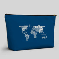 Thumbnail for World Map Zipper Pouch - view 5