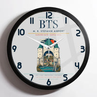 Thumbnail for M. R. Stefanik Airport BTS Wall-Clock Framed - Light Gray