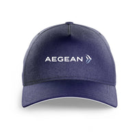 Thumbnail for Aegean Airlines logo printed on dark blue cap