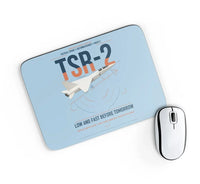 Thumbnail for BAC TSR-2 design on light blue rectangle mouse pad