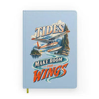 Thumbnail for Tides Make Room For Wings design on light blue notebook