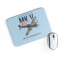 Thumbnail for Hawker Tempest Mk V design on light blue rectangle mouse pad