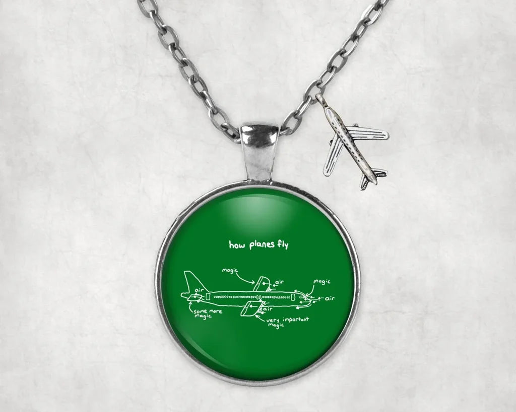 How Planes Fly Necklace - view 5