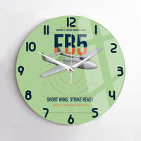 Thumbnail for de Havilland Vampire FB5 design on light green no frame wall clock