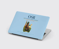Thumbnail for Leoš Janáček Airport Ostrava (OSR) design on light blue MacBook case