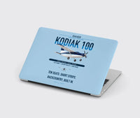 Thumbnail for Daher Kodiak 100 Series III design on light blue MacBook case