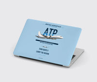 Thumbnail for British Aerospace ATP design on light blue MacBook case
