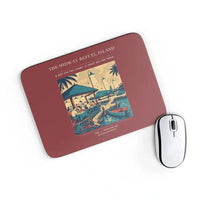 Thumbnail for VINTAGE G4309 - The Midway Refuel Island - Designed Mouse Pads design on darkred rectangle