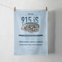 Thumbnail for 915 iS design on light blue towel