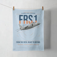 Thumbnail for British Aerospace Sea Harrier FRS.1 design on light blue towel
