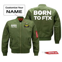Thumbnail for Customisable Born To Fix Airplanes Jacket - view 5