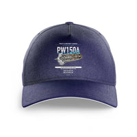 Thumbnail for PW150A design on dark blue printed hat