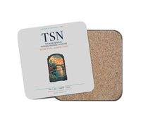 Thumbnail for Tianjin Binhai International Airport (TSN) design on light gray 1 piece coaster