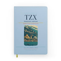 Thumbnail for Trabzon Airport (TZX) design on light blue notebook