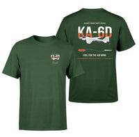 Thumbnail for KA-6D Intruder design on dark green double-side t-shirt, double-side print