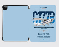 Thumbnail for Cessna 177B Cardinal design on light blue ipad tablet case