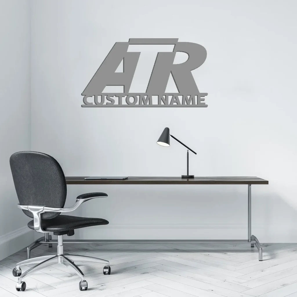 Customisable ATR & Text Metal Sign - view 5