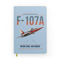 Thumbnail for F-107A Ultra Sabre design on light blue notebook