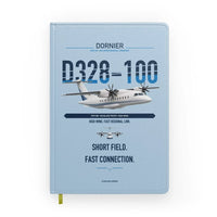 Thumbnail for Dornier D328-100 design on light blue notebook