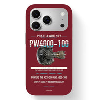 Thumbnail for PW4000-100 Case design on dark red iphone case