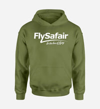 Thumbnail for FlySafair logo printed on green army hoodie