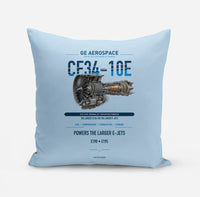 Thumbnail for CF34-10E design on light blue pillow