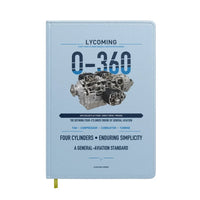 Thumbnail for O-360 design on light blue notebook