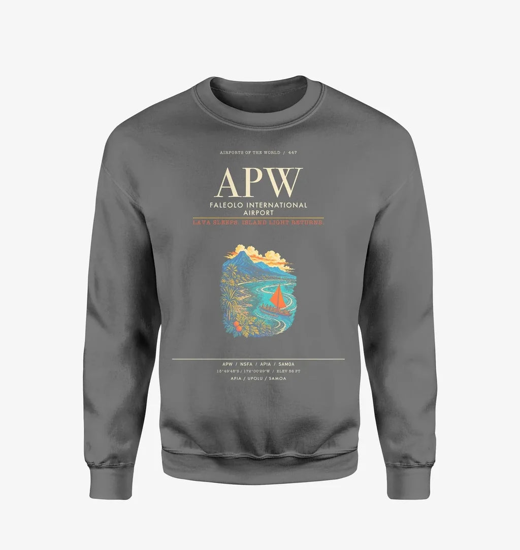 Faleolo International Airport APW Sweatshirt - Gray