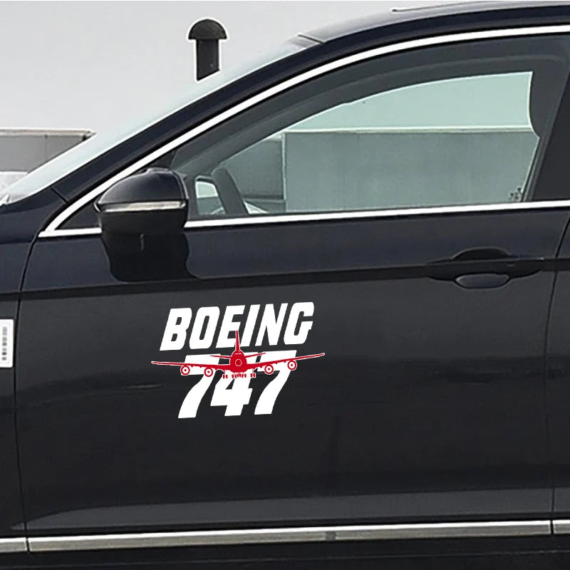 Boeing 747 Car Sticker - view 5