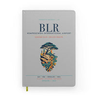 Thumbnail for Kempegowda International Airport Bengaluru (BLR) design on light gray notebook