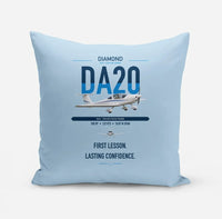 Thumbnail for Diamond DA20 design on light blue pillow