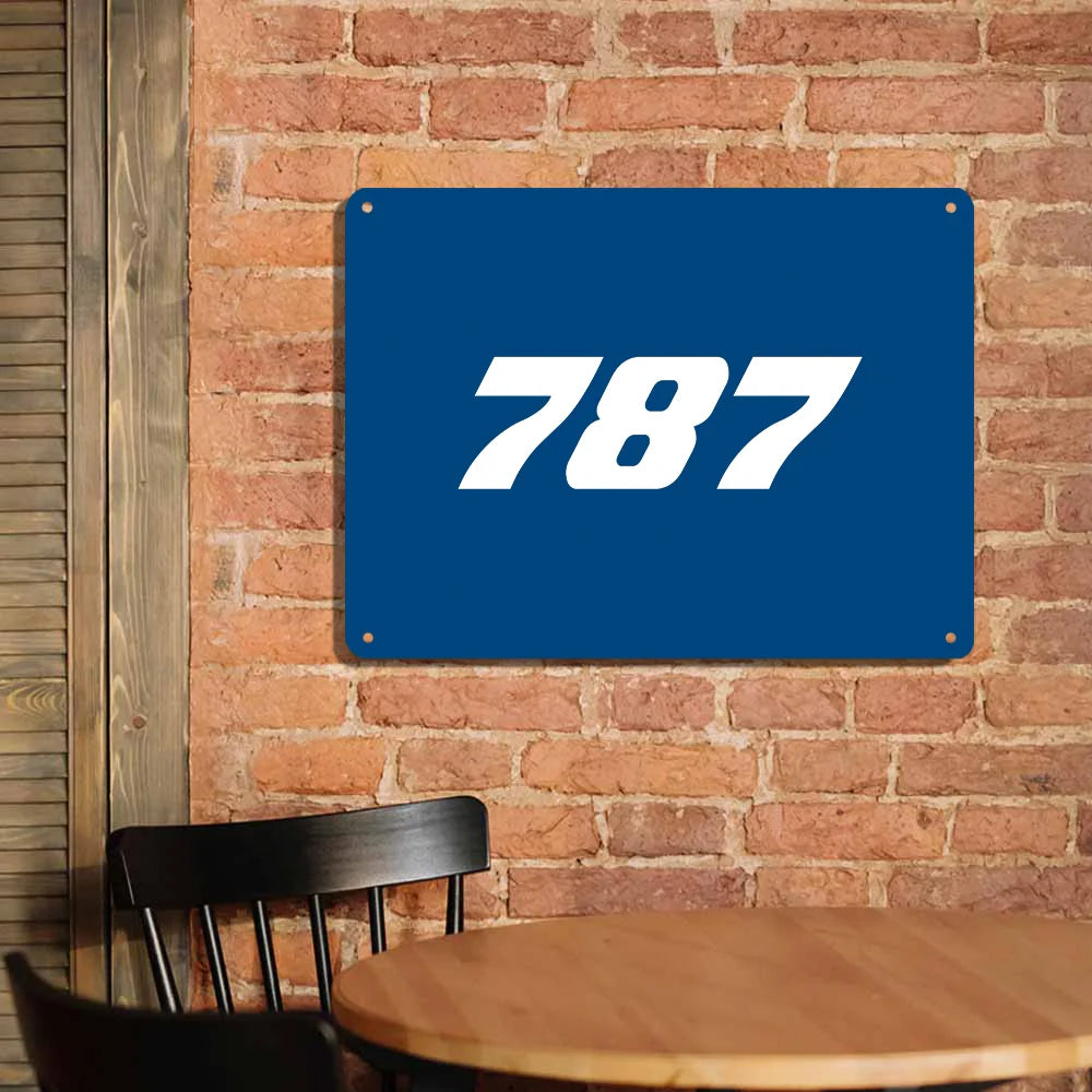 Boeing 787 Metal Sign - view 5