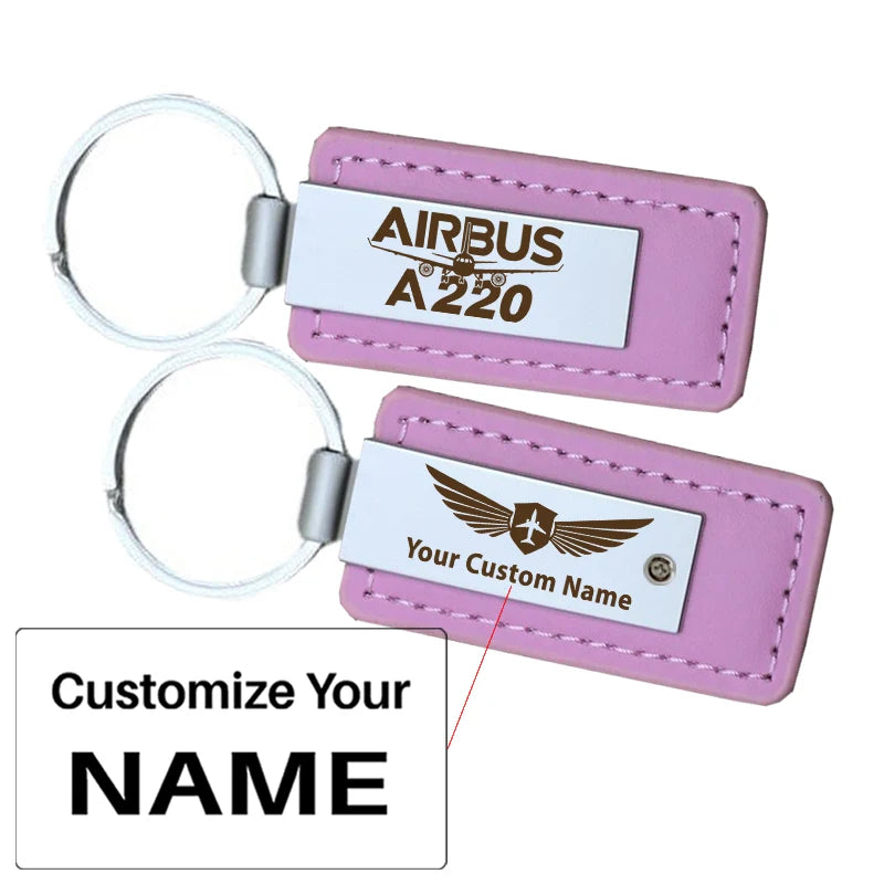 Customisable Airbus A220 Key Chain - view 5