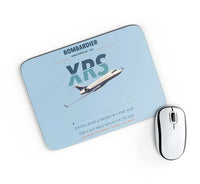 Thumbnail for Bombardier Global Express XRS design on light blue rectangle mouse pad