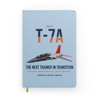 Thumbnail for T-7A Red Hawk design on light blue notebook