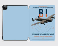 Thumbnail for Avro Lancaster B I design on light blue ipad tablet case