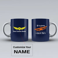 Thumbnail for Customisable Life is a journey Enjoy Mug - view 5